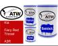 Preview: Kia, Fiery Red Tricoat, A3R: 500ml Lackdose + 500ml Klarlack + 250ml Härter - Set, von ATW Autoteile West.